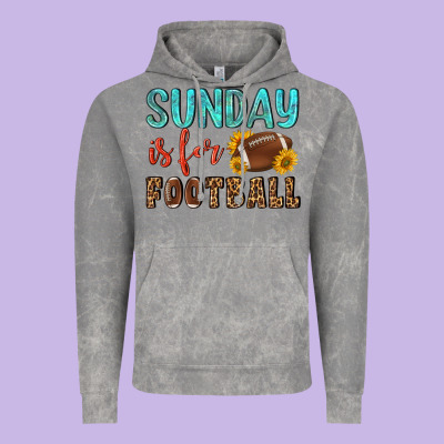 Sunday Is For Football Vintage Hoodie Designed By Nancycooperartshop