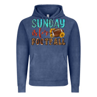 Vintage Denim sunday is for football Vintage Hoodie - NancyCooperArtShop