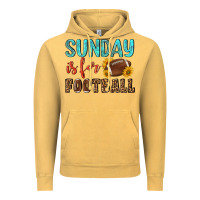 Vintage Mustard sunday is for football Vintage Hoodie - NancyCooperArtShop