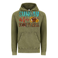 Vintage Olive sunday is for football Vintage Hoodie - NancyCooperArtShop