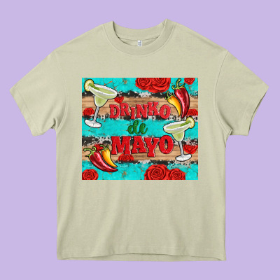 Drinko De Mayo Heavy Core Tee Designed By Artiststas