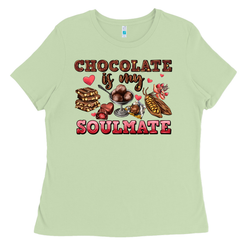 Chocolate Is My Soulmate Ladies Tee by AdoDesignShop | Teevron