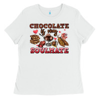 White chocolate is my soulmate Ladies Tee - AdoDesignShop
