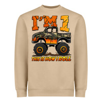 Mushroom i'm one this is how i roll monster truck birthday Heavyweight Sweatshirt - Jasminsmagicworld