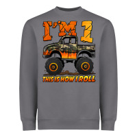 Storm i'm one this is how i roll monster truck birthday Heavyweight Sweatshirt - Jasminsmagicworld