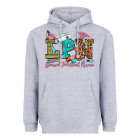 Heather Grey licensed practical nurse Heavyweight Hoodie - OliviaCreatesArt