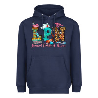 Navy licensed practical nurse Heavyweight Hoodie - OliviaCreatesArt