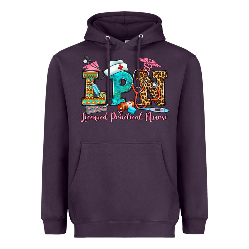 Licensed Practical Nurse Heavyweight Hoodie by OliviaCreatesArt | Teevron