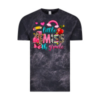 Cloud Black little miss fourth grade Vintage Tee - NancyCooperArtShop