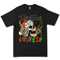 Black christmas vibes skeleton Premium Tee - Jasminsmagicworld