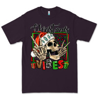 Plum christmas vibes skeleton Premium Tee - Jasminsmagicworld