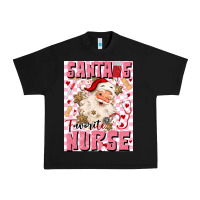 Black santas favorite nurse Urban Heavy Tee - MaliasSmallBusiness