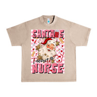 French Oak santas favorite nurse Urban Heavy Tee - MaliasSmallBusiness