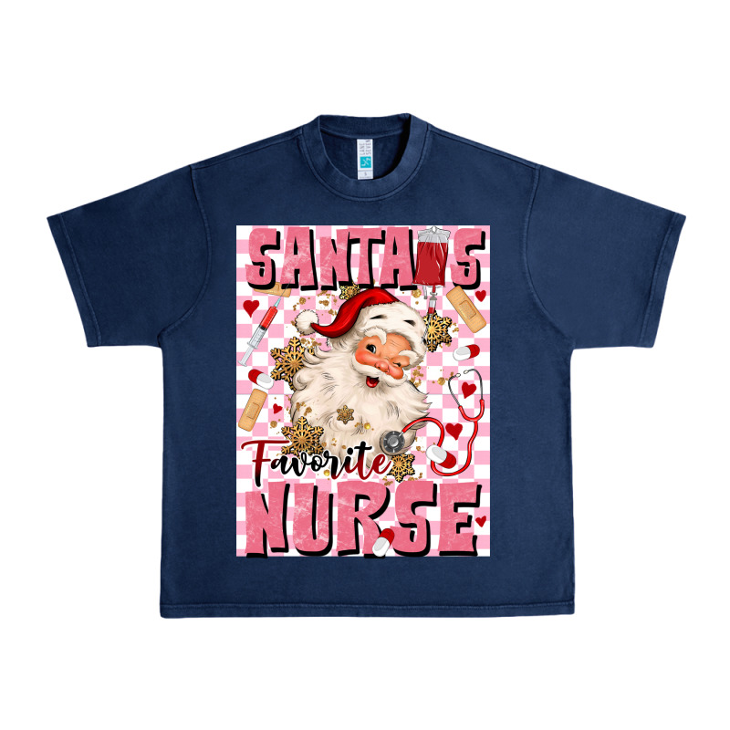 Santas Favorite Nurse Urban Heavy Tee by MaliasSmallBusiness | Teevron