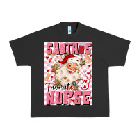 Pigment Black santas favorite nurse Urban Heavy Tee - MaliasSmallBusiness