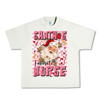 Pistachio santas favorite nurse Urban Heavy Tee - MaliasSmallBusiness