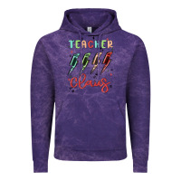 Cloud Purple teacher claus Vintage Hoodie - MaliasSmallBusiness