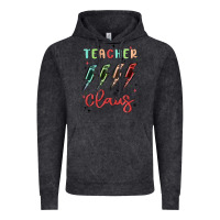 Vintage Black teacher claus Vintage Hoodie - MaliasSmallBusiness