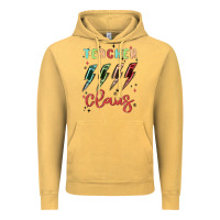 Vintage Mustard teacher claus Vintage Hoodie - MaliasSmallBusiness