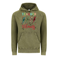 Vintage Olive teacher claus Vintage Hoodie - MaliasSmallBusiness
