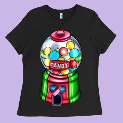 Candy Machine Ladies Tee Designed By Adodesignshop