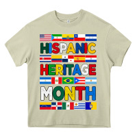 Mossy hispanic haritage month flags Heavy Core Tee - BundleAndBundleShop