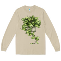 Mushroom Golden Pothos Long Sleeve Tee - LillyAllenDesigns