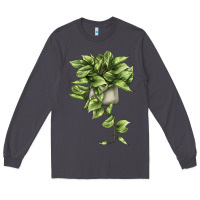 Smoke Golden Pothos Long Sleeve Tee - LillyAllenDesigns