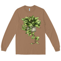 Toasted Coconut Golden Pothos Long Sleeve Tee - LillyAllenDesigns