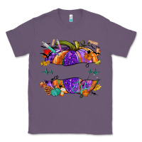 Lavender halloween nurse pumpkin custom name Classic Tee - NancyCooperArtShop