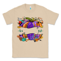 Mushroom halloween nurse pumpkin custom name Classic Tee - NancyCooperArtShop