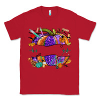 Red halloween nurse pumpkin custom name Classic Tee - NancyCooperArtShop