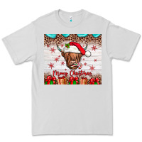 Dove Grey merry christmas cow Premium Tee - JahusDesignShop