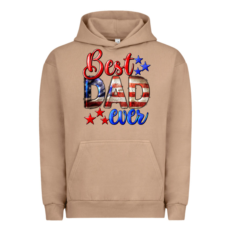 Best Dad Ever 4th Of July Urban Hoodie by LillyAllenDesigns | Teevron