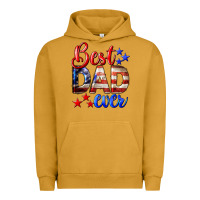 Pigment Peanut Butter Best Dad Ever 4th of July Urban Hoodie - LillyAllenDesigns