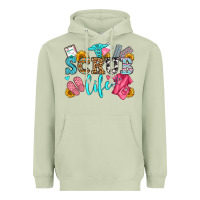 Matcha scrub life olivia Heavyweight Hoodie - OliviaCreatesArt