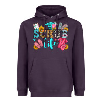 Plum scrub life olivia Heavyweight Hoodie - OliviaCreatesArt
