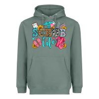 Sage scrub life olivia Heavyweight Hoodie - OliviaCreatesArt