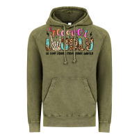 Vintage Olive recover loudly to keep others from dying quietly m Vintage Hoodie - MaliasSmallBusiness