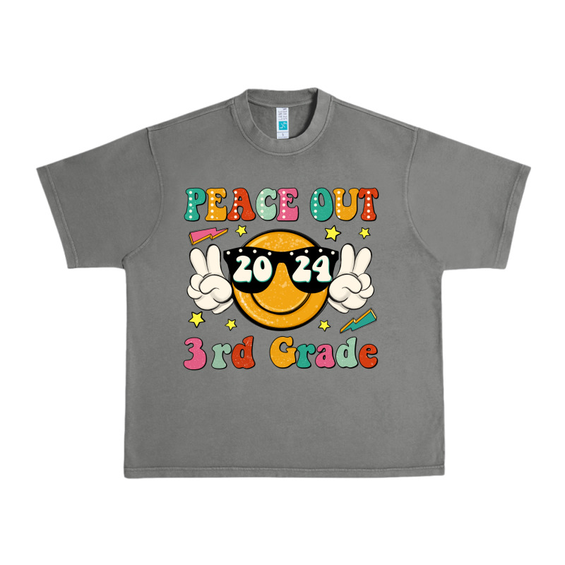 Peace Out 2024 3rd Grade Urban Heavy Tee by JahusDesignShop | Teevron