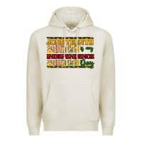 Oatmeal Heather Juneteenth is my Independence day Premium Hoodie - HowdyJamesFarm