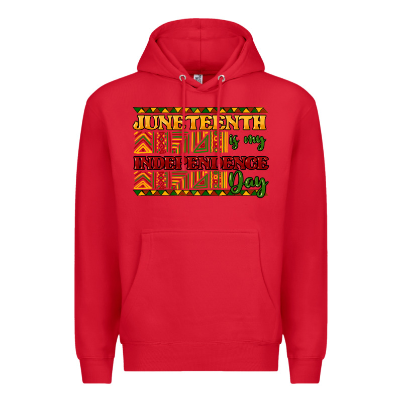 Juneteenth Is My Independence Day Premium Hoodie by HowdyJamesFarm | Teevron