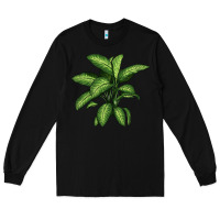 Black Dumb Cane Long Sleeve Tee - LillyAllenDesigns