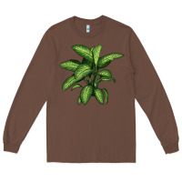 Chestnut Dumb Cane Long Sleeve Tee - LillyAllenDesigns