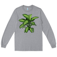 Heather Grey Dumb Cane Long Sleeve Tee - LillyAllenDesigns