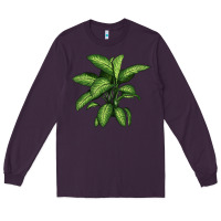 Plum Dumb Cane Long Sleeve Tee - LillyAllenDesigns