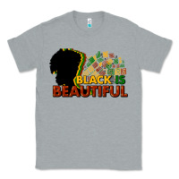 Heather Grey black is beautiful Classic Tee - NancyCooperArtShop