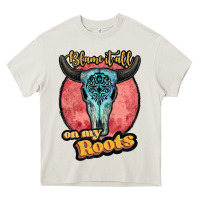 Cream blame it all on my roots white Heavy Core Tee - JahusDesignShop