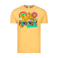 Vintage Mustard hello preschool Vintage Tee - NancyCooperArtShop