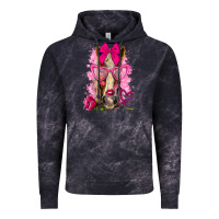 Cloud Black valentines day horse with sunglasses Vintage Hoodie - NancyCooperArtShop